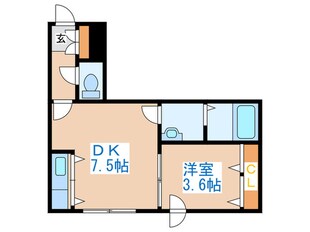 プリマベーラ発寒南の物件間取画像